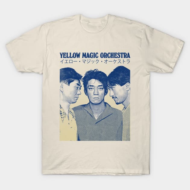 Yellow Magic Orchestra ¥ Fan Art Design T-Shirt by unknown_pleasures